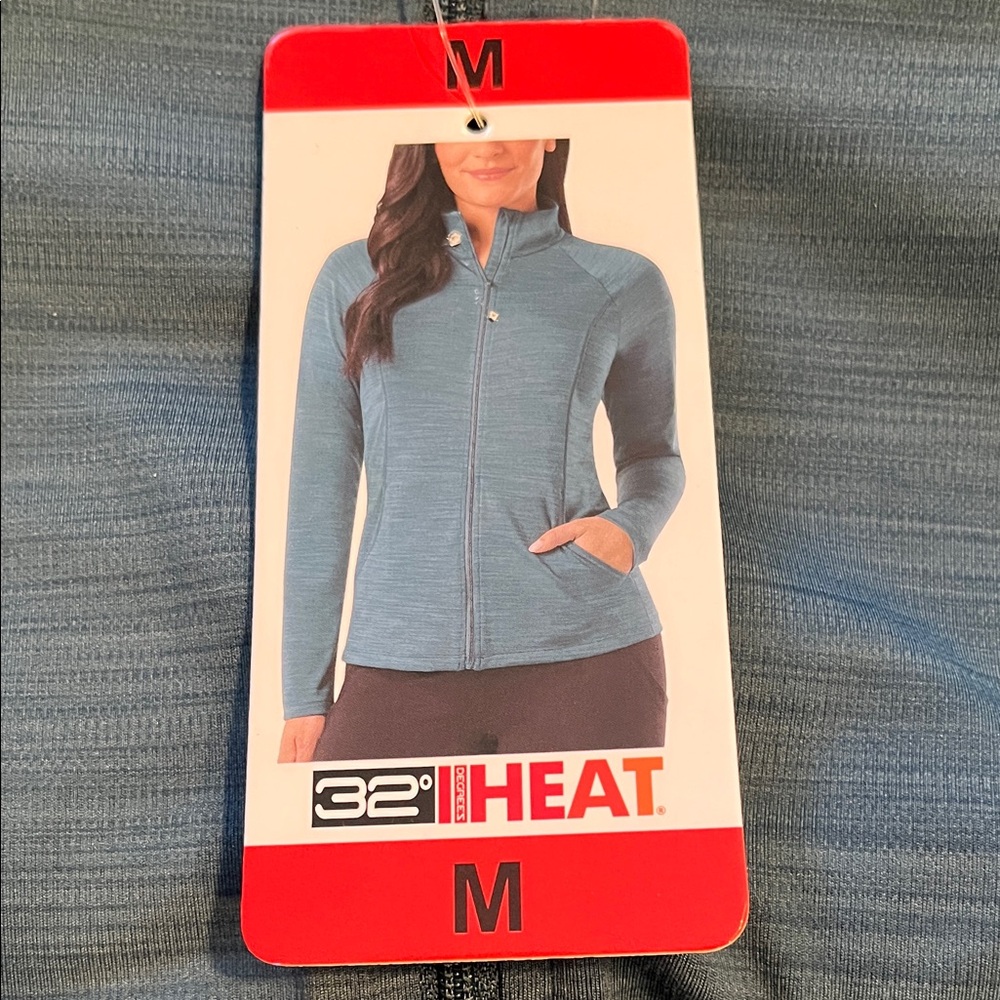 🔥  32 Degrees Heat Women’s Blue Full-Zip Jacket (Size M) 🔥